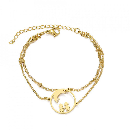 Stelvio Bratara Inox Auriu -n6991 Premium