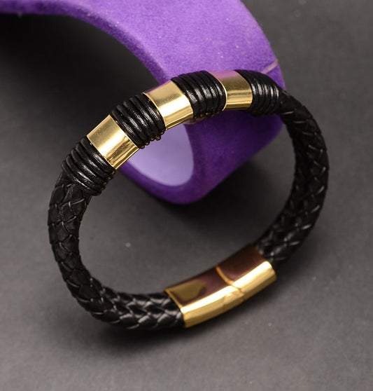 Stelvio Bratara Piele Egyptian Style Cod B860f Premium