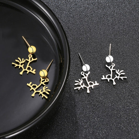 Stelvio Cercei Din Inox Argintiu Pomul Vietii N4951a Premium