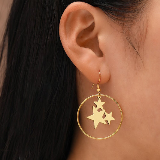 Stelvio Cercei Din Inox Auriu N8349 Premium