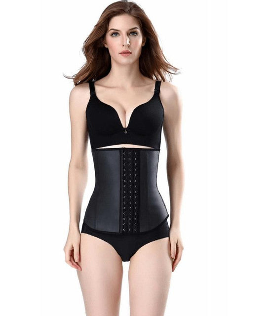 Corset Talie de Viespe -GLOSSY- BLACK