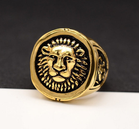 Stelvio Ghiul Inox Barbati Model -cap De Leu--- Cod Im639j Premium