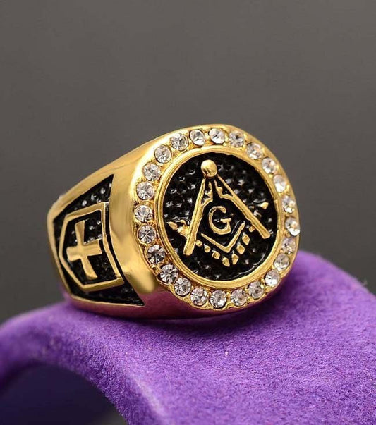 Stelvio Ghiul Inox Barbati Rotund Cu A pe el ---Francomasonerie-- Cod Im639c Premium