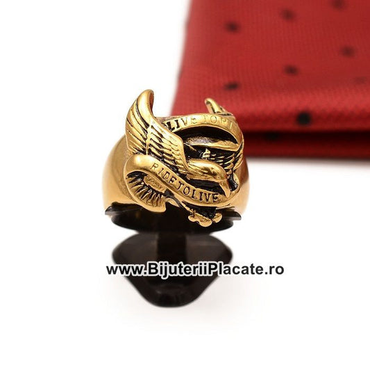 Stelvio Ghiul Inox Barbati Model -vultur- Im647 Premium