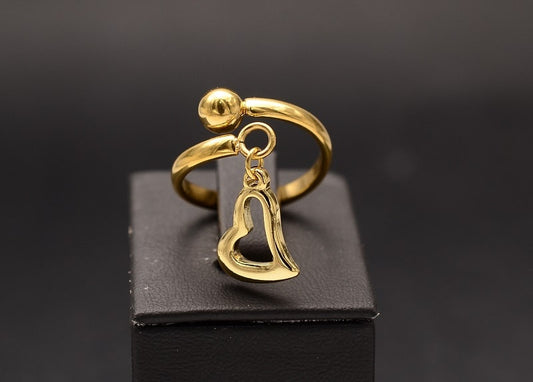 Stelvio Inel inox auriu -Love- Cod IF648V Premium , Oferta