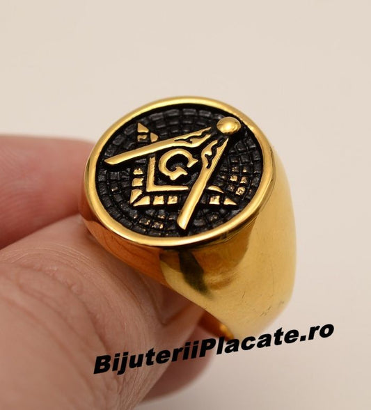 Stelvio Inel Inox Francmasonerie Im545 Premium