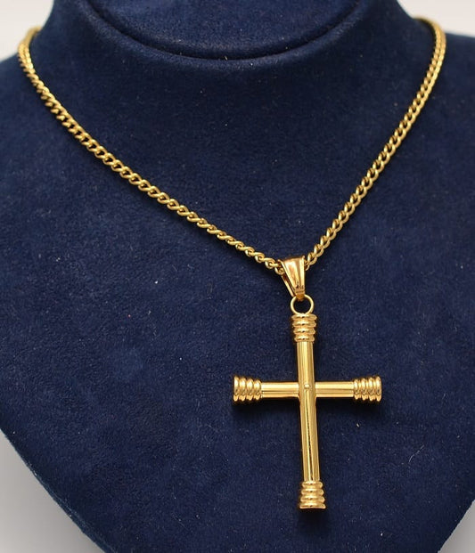 Stelvio Lant Inox Si Cruce Auriu Cod Lc181b Premium