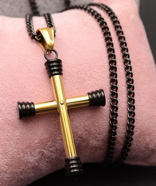 Stelvio Lant Inox Si Cruce Auriu Cod Lc51g Premium