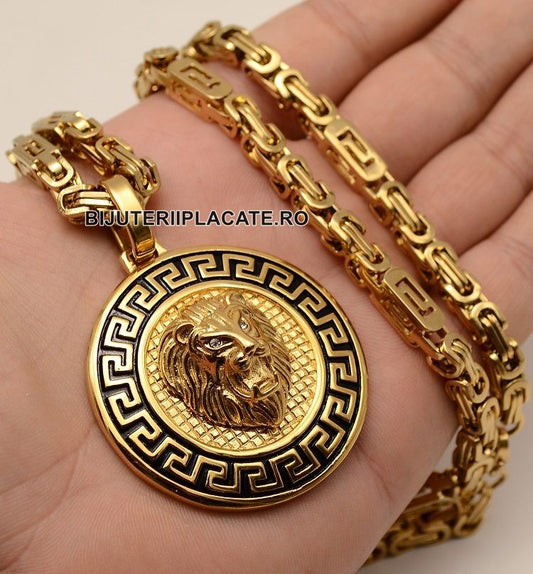 Stelvio Lant Inox Si Medalion -lion- Lc10e Premium