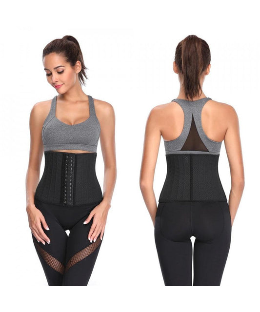 Mini Corset Modelator 25 Atele Corset Breathable -- De Vara-- Black 25 cm Inaltime Pentru o talie de Clepsidra