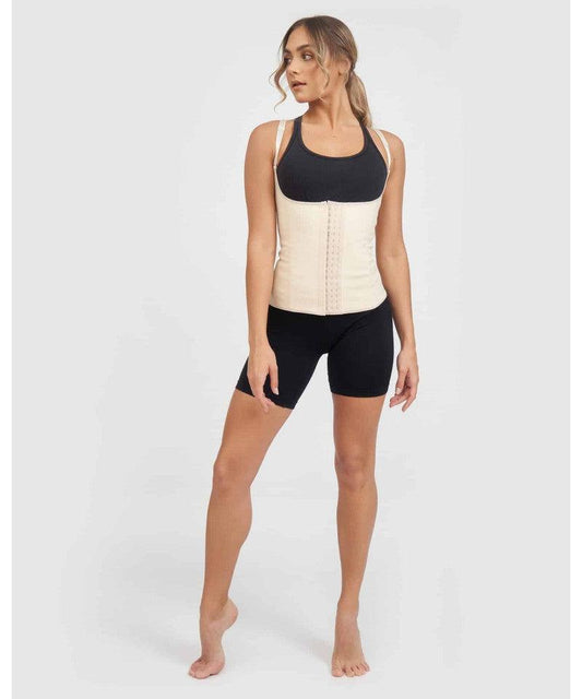 Vesta Corset Talie de Viespe Nude LATEX