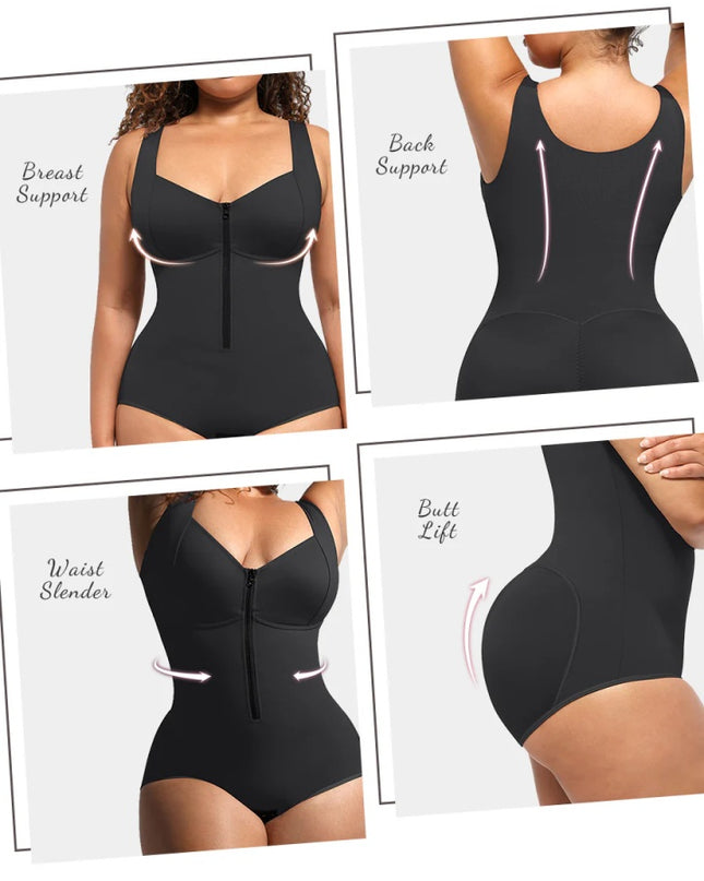 Body, Lenjerie Modelatoare Cu Bretele si Fermoar Ykk---ideal Pe Sub Rochii