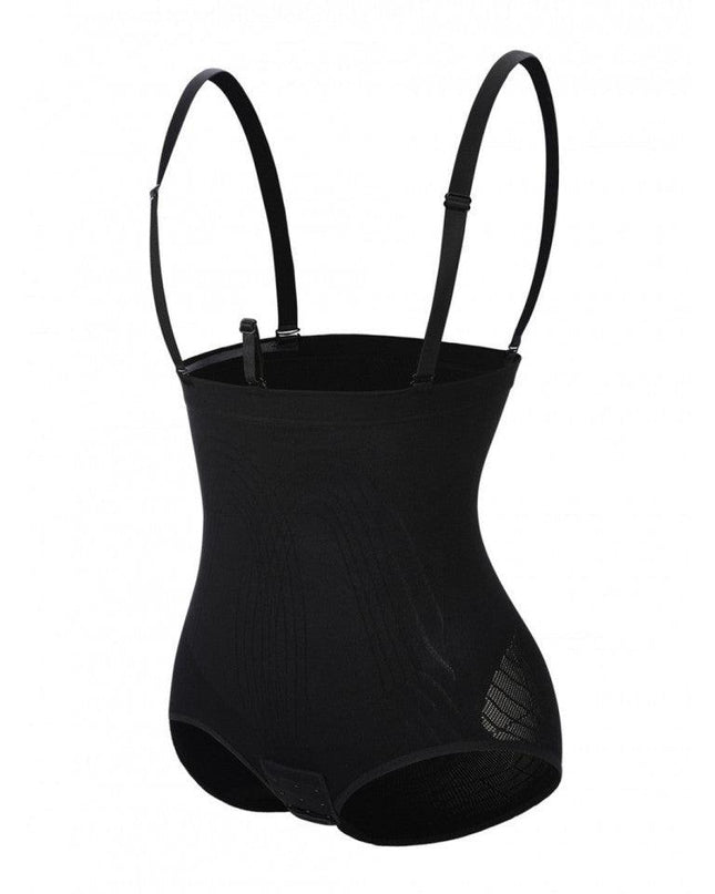 Body Modelator Fara Cusaturi Negru, Talie Inalta, Control Abdomen Si Talie, Modelare Silueta, Sustinere Spate