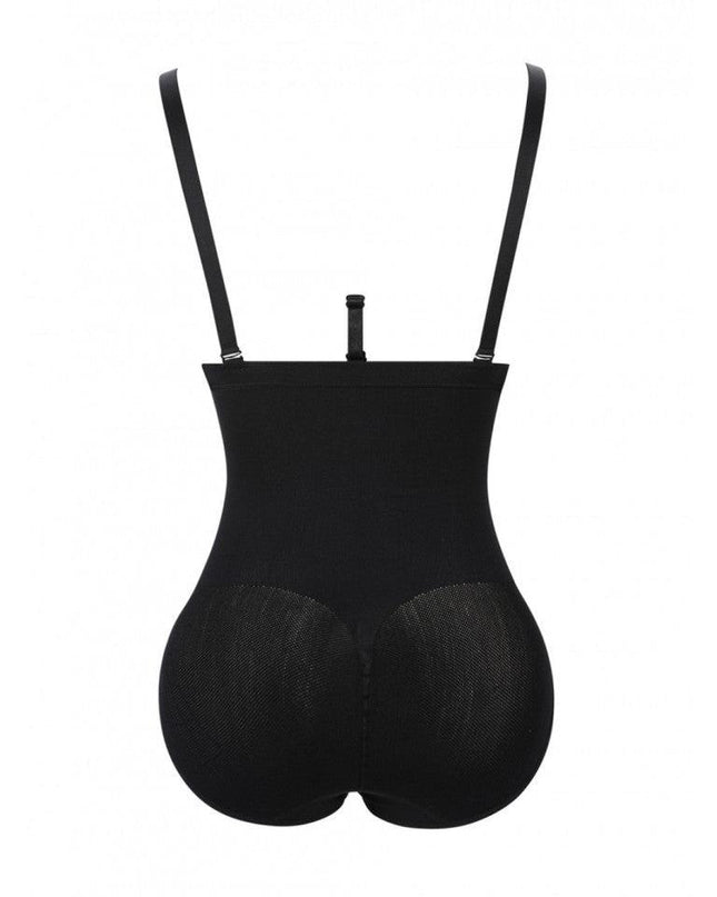 Body Modelator Fara Cusaturi Negru, Talie Inalta, Control Abdomen Si Talie, Modelare Silueta, Sustinere Spate