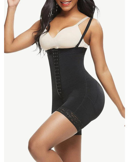 Body Modelator Talie Inalta Negru, Modelare Abdomen, Modelare Talie Si Ridicare Fese