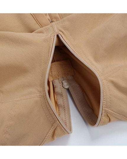 Lenjerie modelatoare Cu Talie Inalta Bej, Modelare Abdomen, Modelare Talie Si Ridicare Fese