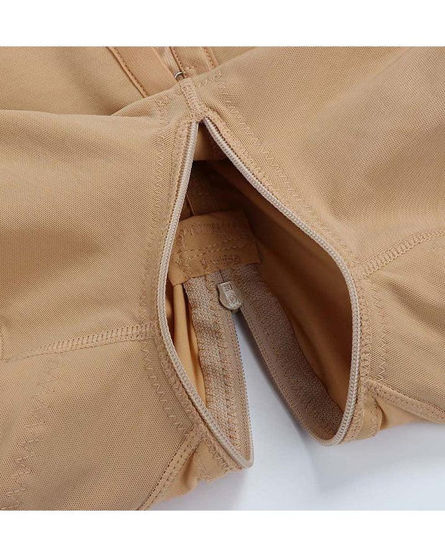Lenjerie modelatoare Cu Talie Inalta Bej, Modelare Abdomen, Modelare Talie Si Ridicare Fese