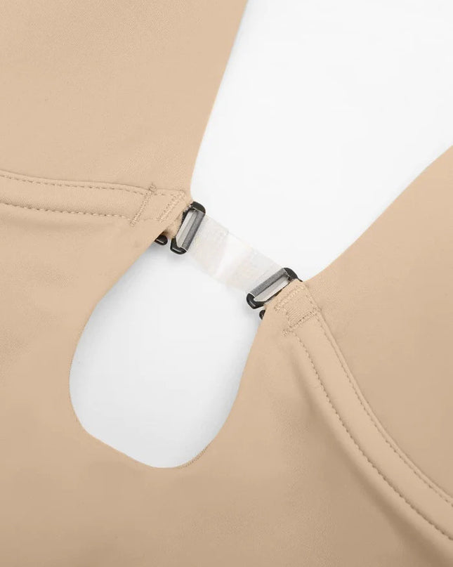 Body Modelator Cu Push UP (Bureti) Pentru Marirea Posteriorului si Coapselor , Cu spatele decoltat Nude si Sutien