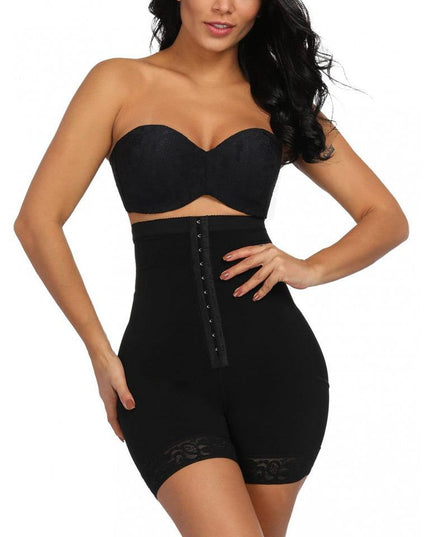 Body Modelator Talie Si Abdomen Cu Ridicare Fese, Body Modelator Negru