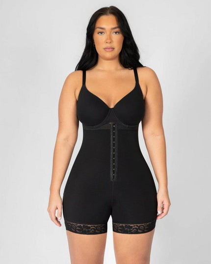Body Modelator Talie Si Abdomen Cu Ridicare Fese, Body Modelator Negru