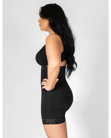 Body Modelator Talie Si Abdomen Cu Ridicare Fese, Body Modelator Negru