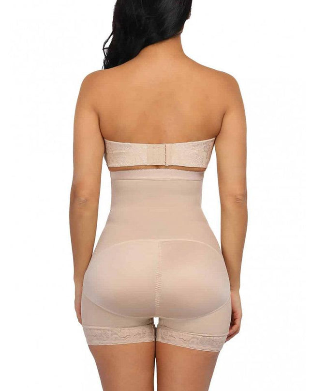 Body Modelator Talie Si Abdomen Cu Ridicare Fese, Body Modelator Bej