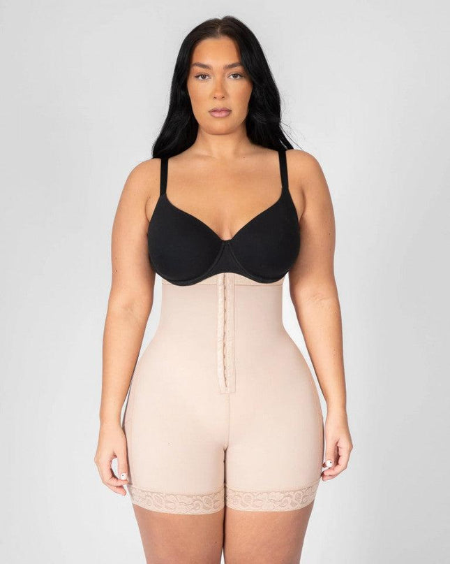 Body Modelator Talie Si Abdomen Cu Ridicare Fese, Body Modelator Bej