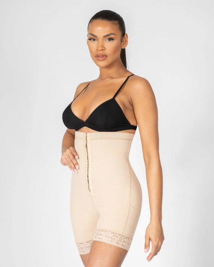 Body Modelator Talie Si Abdomen Cu Ridicare Fese, Body Modelator Bej