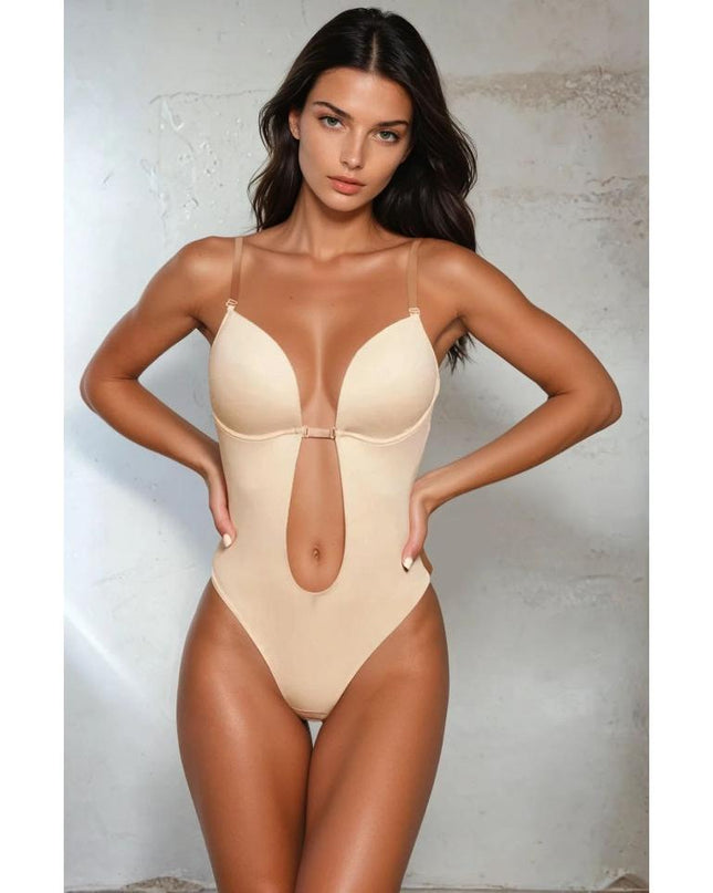 Body Modelator Fara Spate Nude, Modelare Abdomen Si Talie, Pentru Rochii Decupate, Ptr Mirese