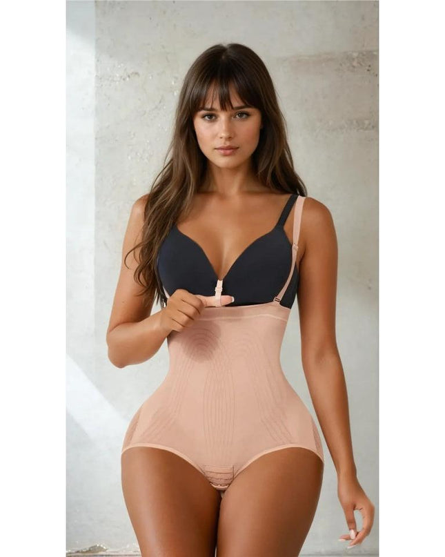 Body Modelator Fara Cusaturi Nude, Control Abdomen Si Talie, Modelare Silueta, Sustinere Spate, Invizibil Sub Haine
