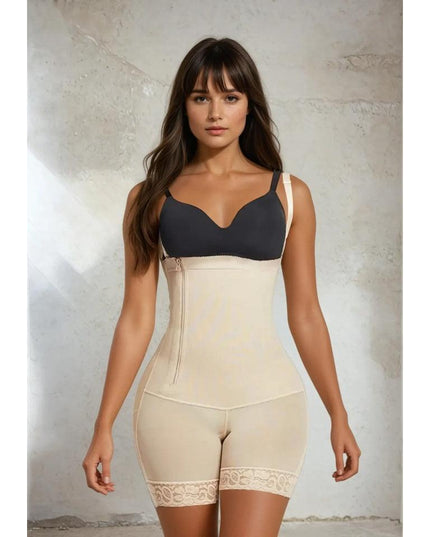 Body Modelator Talie Inalta Nude, Modelare Abdomen Si Talie, Ridicare Fese, Invizibil Sub Haine
