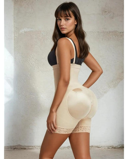 Body Modelator Talie Inalta Nude, Modelare Abdomen Si Talie, Ridicare Fese, Invizibil Sub Haine