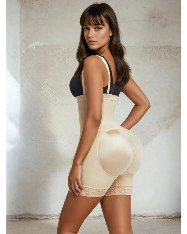 Body Modelator Talie Inalta Nude, Modelare Abdomen Si Talie, Ridicare Fese, Invizibil Sub Haine