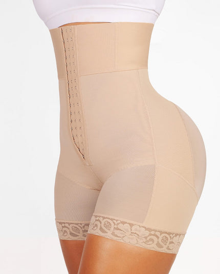 Body Modelator Pentru Abdomen, Compresie Mare Pentru Aplatizarea Burticii, Talie Inalta, Operatia de cezariana, Culoare Nude