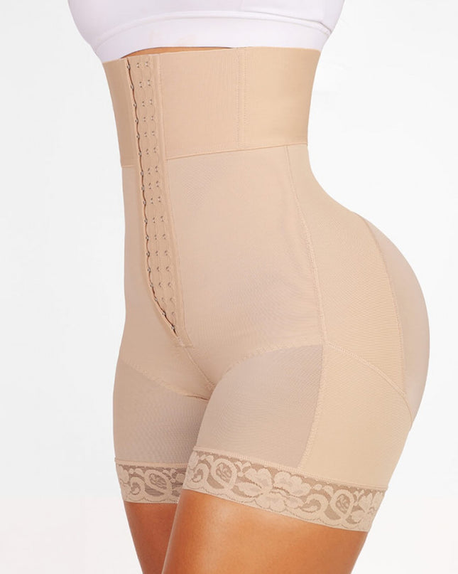 Body Modelator Pentru Abdomen, Compresie Mare Pentru Aplatizarea Burticii, Talie Inalta, Operatia de cezariana, Culoare Nude