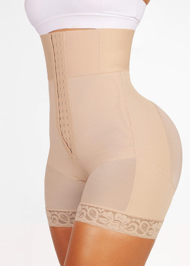 Body Modelator Pentru Abdomen, Compresie Mare Pentru Aplatizarea Burticii, Talie Inalta, Operatia de cezariana, Culoare Nude