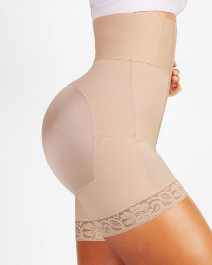 Body Modelator Pentru Abdomen, Compresie Mare Pentru Aplatizarea Burticii, Talie Inalta, Operatia de cezariana, Culoare Nude