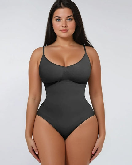 Body Modelator Tanga Seamless -Black- Shapewear Confortabil pentru Femei Negru