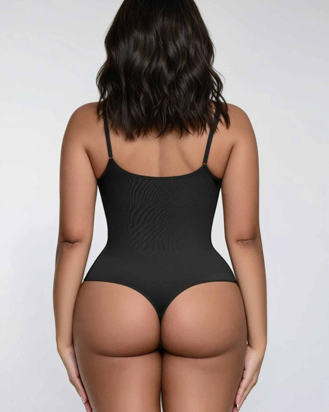 Body Modelator Tanga Seamless -Black- Shapewear Confortabil pentru Femei Negru