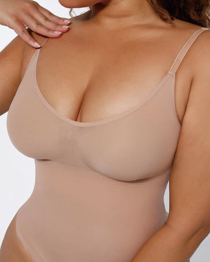 Body Modelator Tanga Seamless -Nude- Shapewear Confortabil pentru Femei
