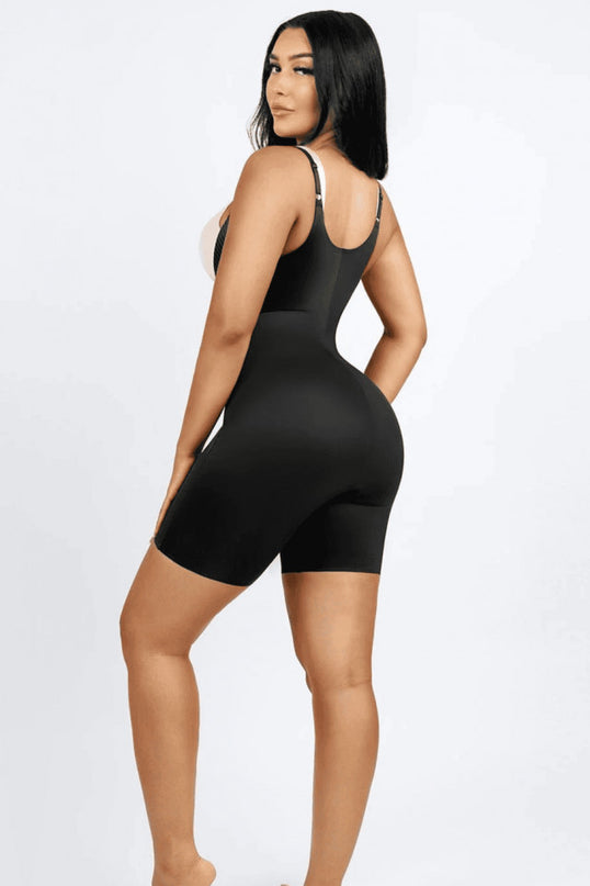 Body Modelator Tehnologia Spandex " Lichid" ptr Abdomen, Compresie Mare Pentru Aplatizarea Burticii, Operatia de cezariana, Culoare Neagra