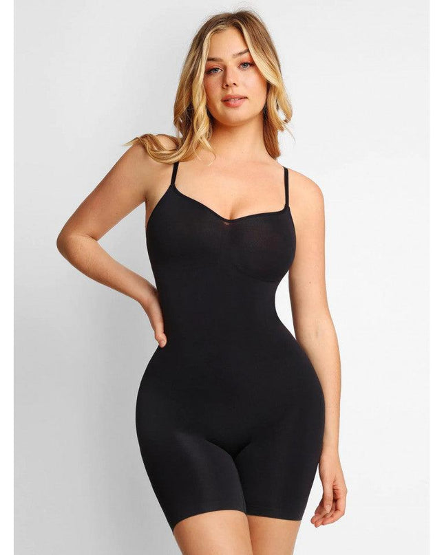Body Modelator Negru Talie Inalta, Efect A Doua Piele, Modelare Abdomen Si Talie Lenjerie Modelatoare