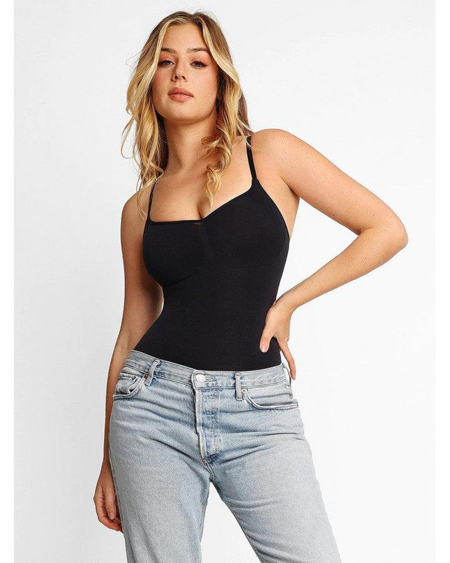 Body Modelator Negru Talie Inalta, Efect A Doua Piele, Modelare Abdomen Si Talie Lenjerie Modelatoare