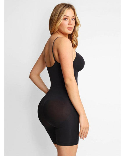 Body Modelator Negru Talie Inalta, Efect A Doua Piele, Modelare Abdomen Si Talie Lenjerie Modelatoare