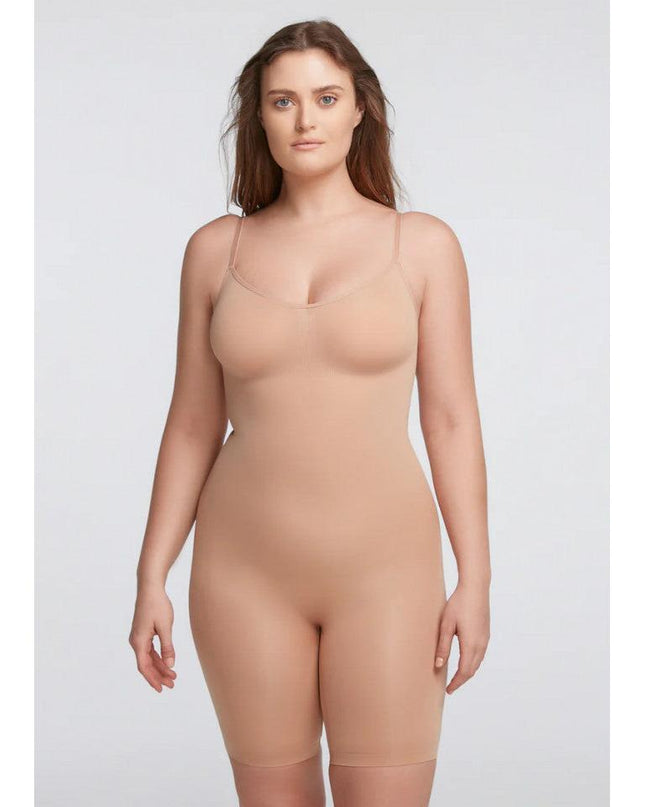 Body Modelator Talie Inalta Nude, Modelare Abdomen Si Talie, Efect A Doua Piele, Modelare Picior