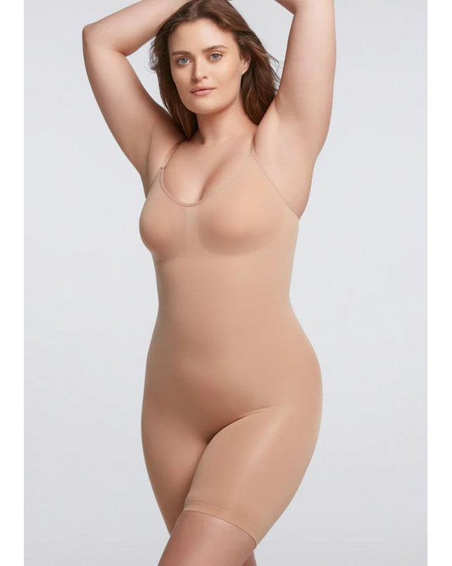 Body Modelator Talie Inalta Nude, Modelare Abdomen Si Talie, Efect A Doua Piele, Modelare Picior