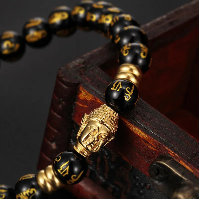 Bratara - Budha - Vintage- Patinata Artificial
