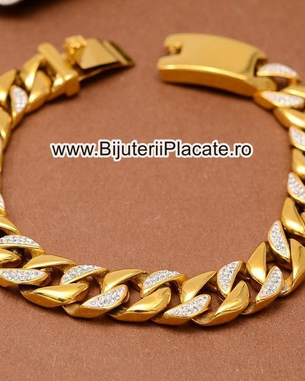 Bratara Inox Cod Cuban Solida