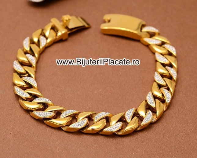 Bratara Inox Cod Cuban Solida
