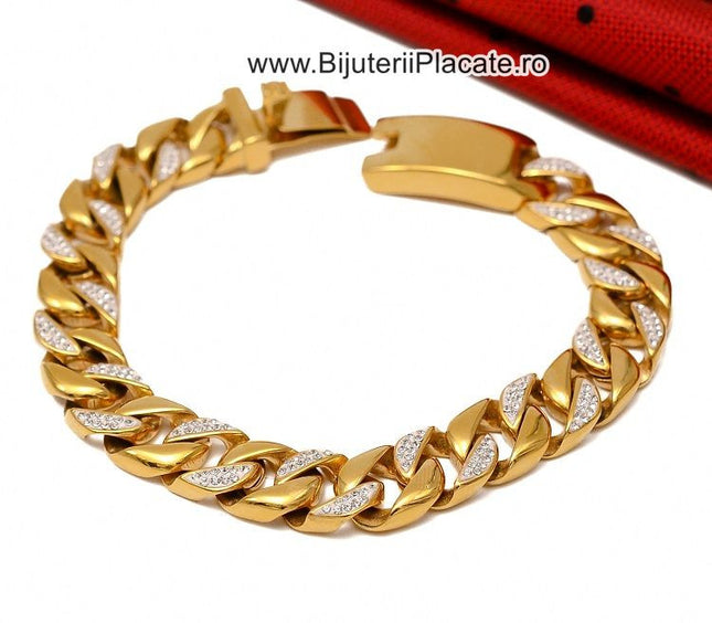 Bratara Inox Cod Cuban Solida
